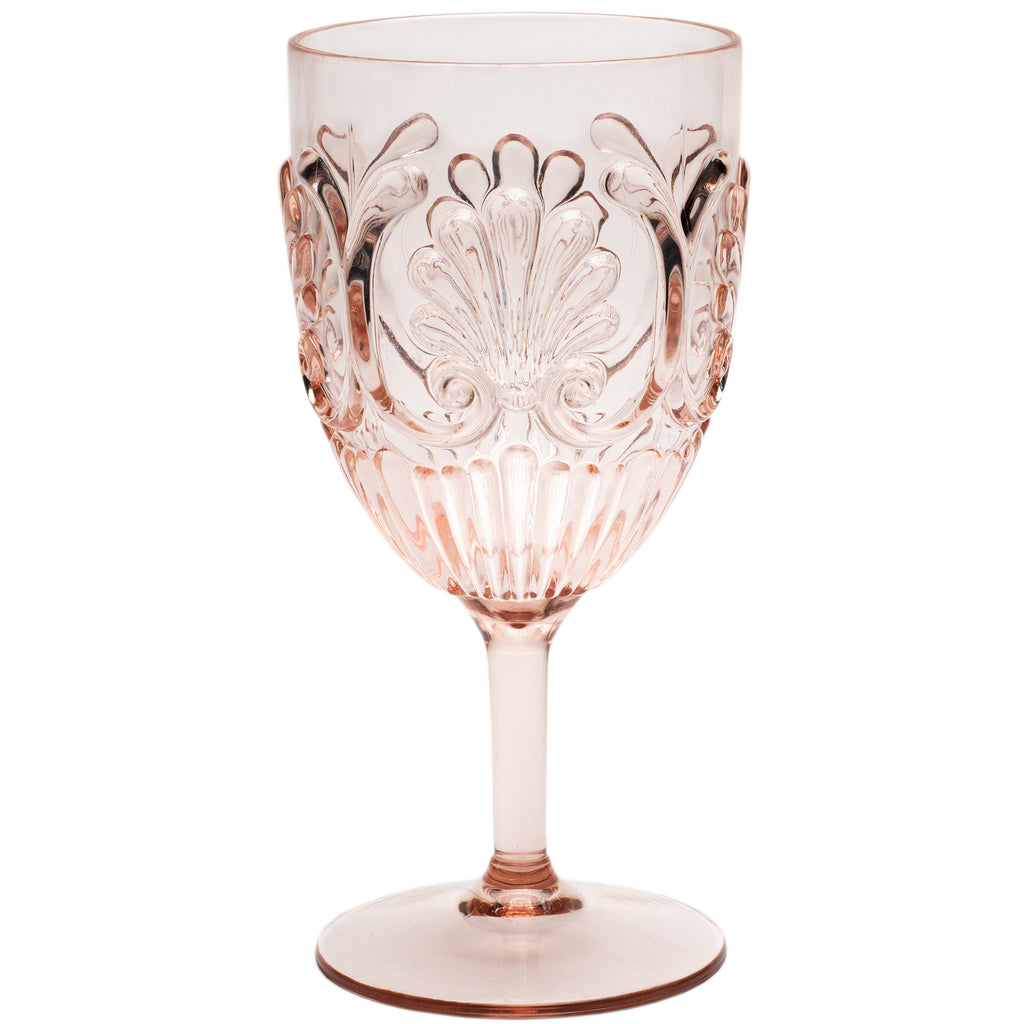 Acrylic Wine Glasses (Set of 4) - Pale Pink