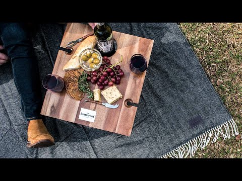 Komorebi Picnic Blanket & Portable Wine Table